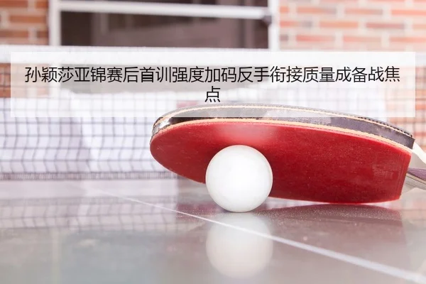 孙颖莎亚锦赛后首训强度加码反手衔接质量成备战焦点